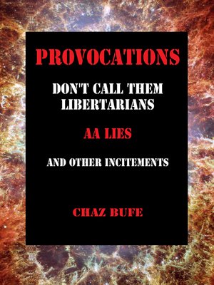 cover image of Provocations